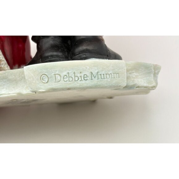 Vintage Debbie Mumm Santa Claus & Walrus Christmas Figurine on Iceberg - Picture 4 of 11